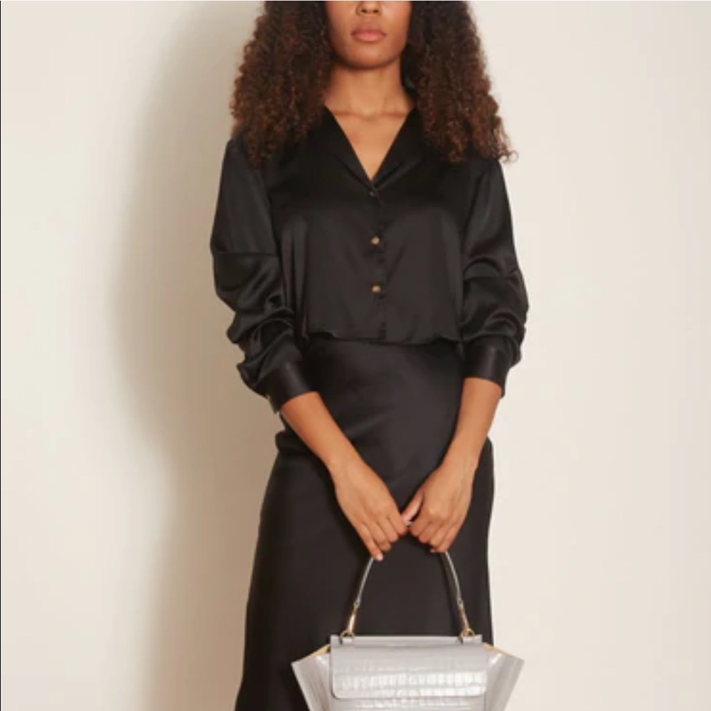 NWOT CIAO LUCIA Pippa Top in Black